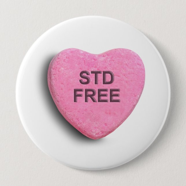 STD FREE BUTTON (Vorderseite)