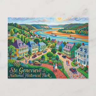 Ste. Genevieve National Historical Park Missouri Postkarte