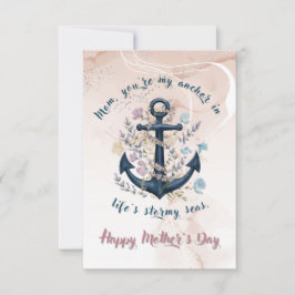 Steadfast Anchor - Muttertagskarte