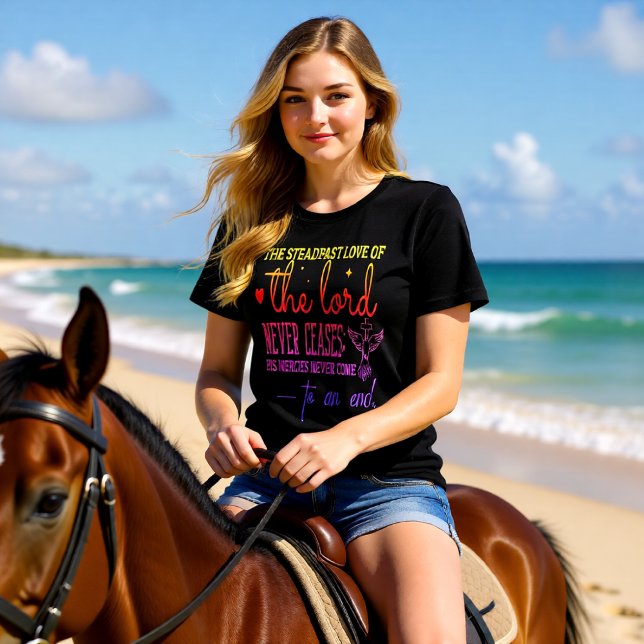 Steadfast Love Lord Mercies Never End Christian Tri-Blend Shirt (Von Creator hochgeladen)