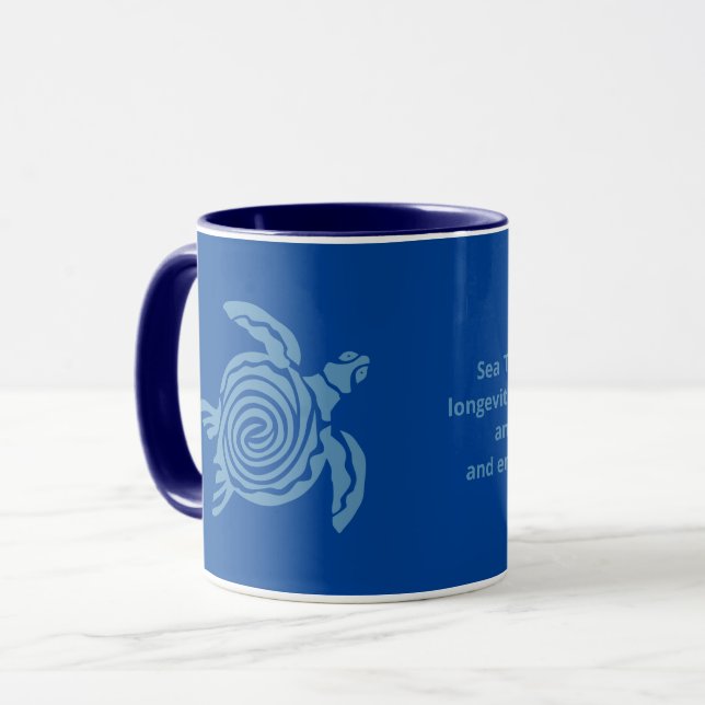 Steadfast Sea Turtle Coffee Tasse (Vorderseite Links)
