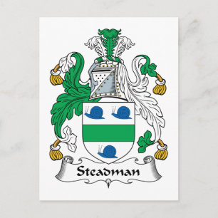Steadman Familienwappen Postkarte