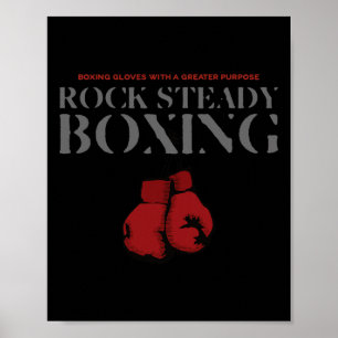 Steady Boxhandschuhe mit einem größeren Einsatzzwe Poster