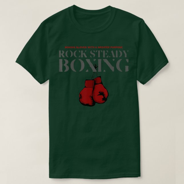 Steady Boxhandschuhe mit einem größeren Einsatzzwe T-Shirt (Design vorne)