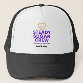 Steady Sugar Crew Empowering Wellness and Balance Truckerkappe