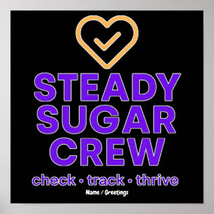 Steady Sugar Crew: Wellness und Balance stärken Poster