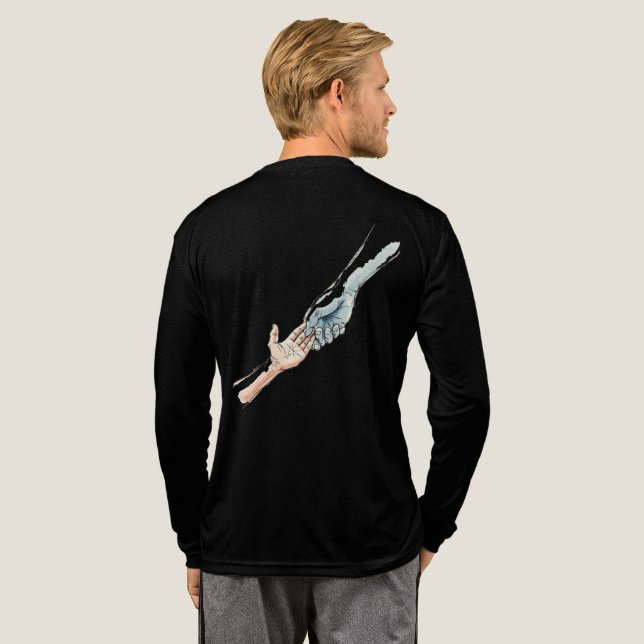 Steady Tri-Blend Shirt (Voller Rücken)