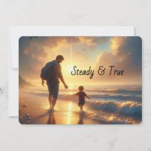 Steady & True Vatertagskarte