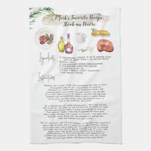 Steak au Poivre   Rezpe Heirloom Küchentücher