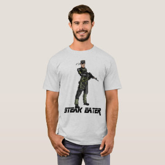 Steak-Esser - T - Shirt mit festem Hank