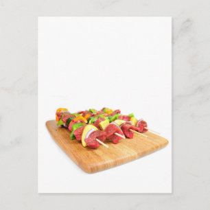 Steak Kabob Postkarte