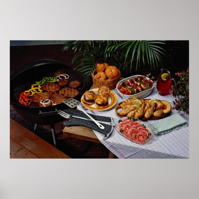 Steaks, Burger, Huhn Poster (Vorne)