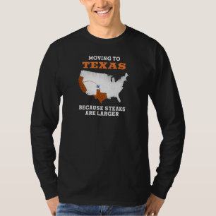 Steaks in Texas Design für stolze Texaner T-Shirt