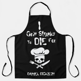 Steaks, um DIE Schürze