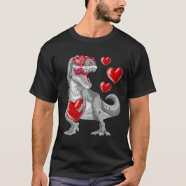 Steal Hearts Trex Dino Valentinstag Dinosaur T-Shirt