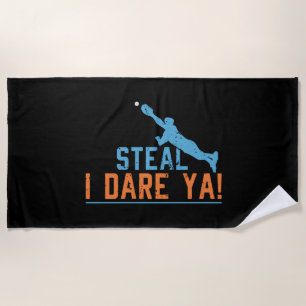 Steal I wage Ya - Baseball Softball Shirt Beach To Strandtuch