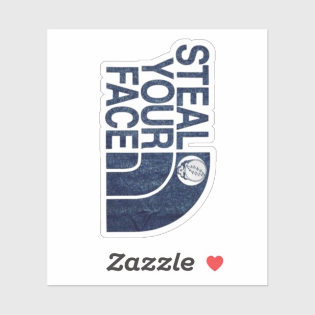 Steal Your Face Sticker (Blatt)