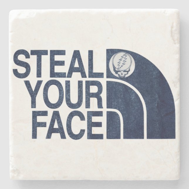 Steal Your Face Stone Coaster Steinuntersetzer (Vorderseite)