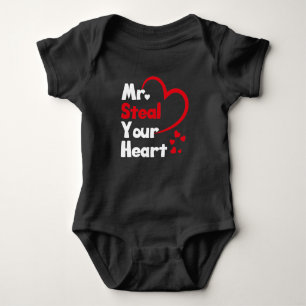 Steal Your Heart Valentinstag Funny boys Baby Strampler