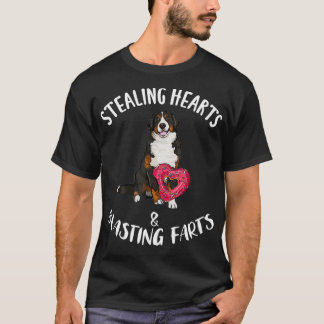 Stealing Heart Blasting Furzen Bernese Mountain Hu T-Shirt