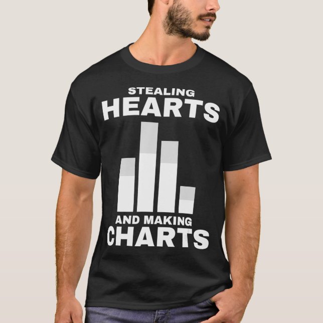 Stealing Hearts Statistics Shirt - Funny Data Anal (Vorderseite)