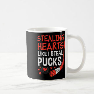 Stealing Hearts Stealing Pucks Hockey Valentines D Kaffeetasse