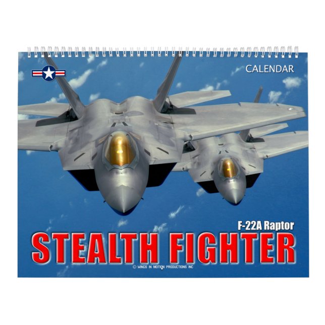 STEALTH FIGHTER - F-22A Raptor Kalender (Titelbild)
