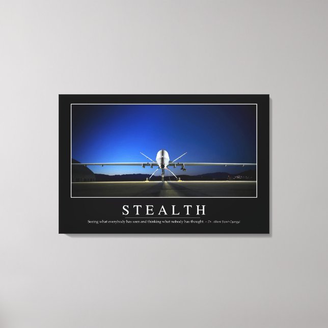Stealth: Inspiration Leinwanddruck (Vorderseite)