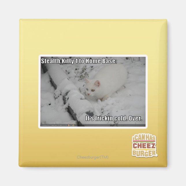 Stealth Kitty 1 Magnet (Vorne)