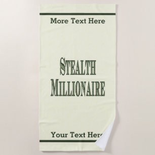 Stealth Millionaire Strandtuch