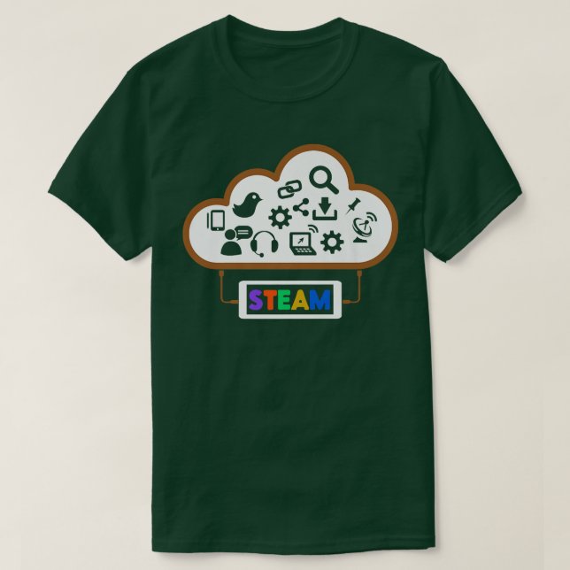 Steam Funny Science Arts Engineering Teacher Lover T-Shirt (Design vorne)