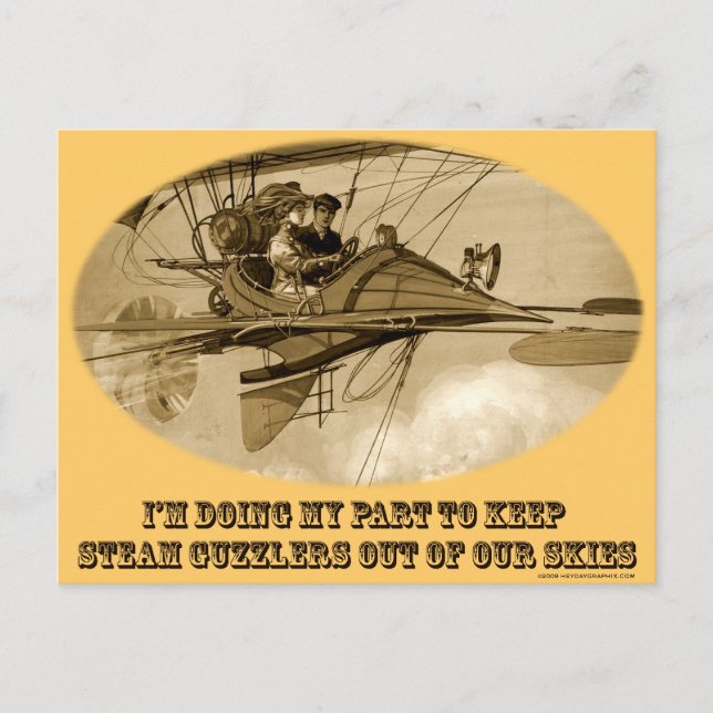 Steam Guzzlers Postkarte (Vorderseite)