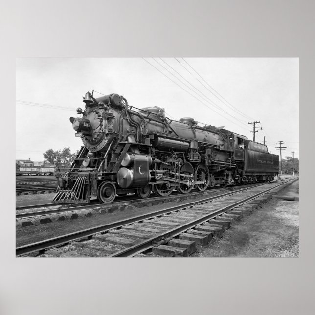 STEAM LOCOMOTIVE CRESCENT LIMITED c. 1927 Poster (Vorne)