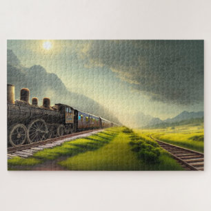 Steam Locomotive Jigsaw Puzzle