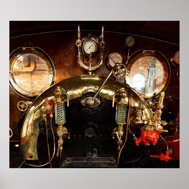 Steam Motor Cab Poster (Vorne)