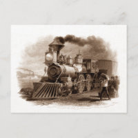 Steam Motor Postcard