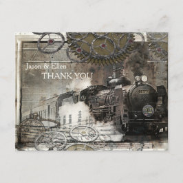 Steam Motor Steampunk Vielen Dank Dankeskarte