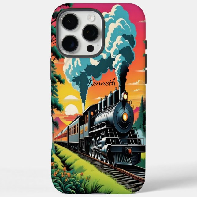 Steam Motor Sunset Ride Case-Mate iPhone Hülle (Rückseite)