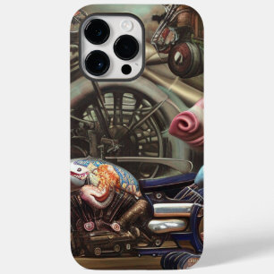 Steam Punk Biker Pig Fantasy Case-Mate iPhone Case