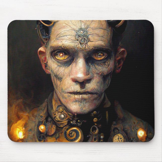 Steam Punk Celestial Demon Mousepad (Vorne)