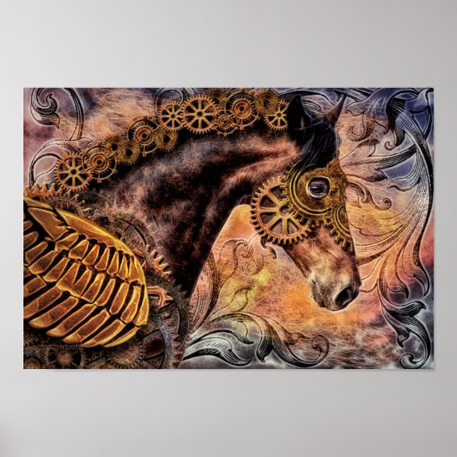 Steam Punk Horse Poster (Vorne)
