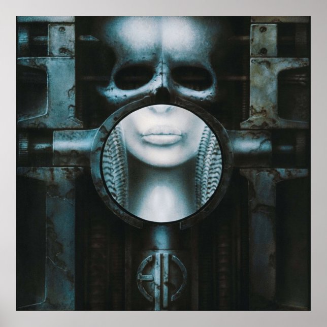 Steam Punk HR Giger Skull Poster (Vorne)