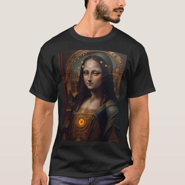 Steam Punk Mona Lisa T-Shirt (Vorderseite)