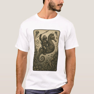 Steam-Punk-Sea-Horse-Diver T-Shirt