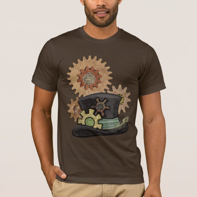 Steam Sass Steampunk Mixed Media T-Shirt (Vorderseite)