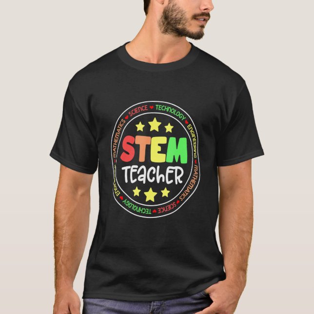 STEAM Teacher Back to School STEM special Apprecia T-Shirt (Vorderseite)