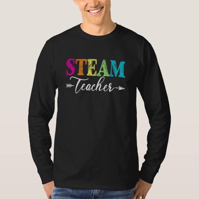 Steam Teacher Hello Back To School Stem Special T-Shirt (Vorderseite)