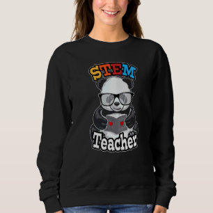 Steam Teacher School Niedlich Steam Panda Sweatshirt