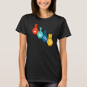 Steam Teacher Science Technology Engineering Mathe T-Shirt