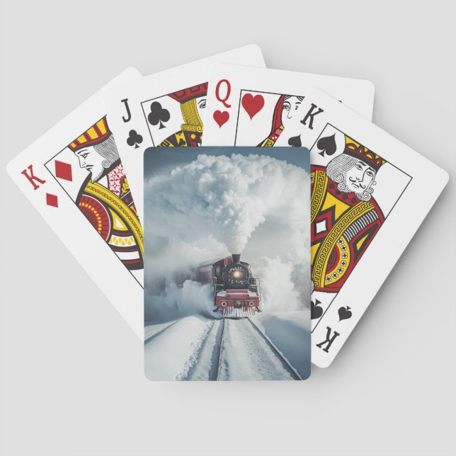 Steam Train Playing Cards Spielkarten (Rückseite)